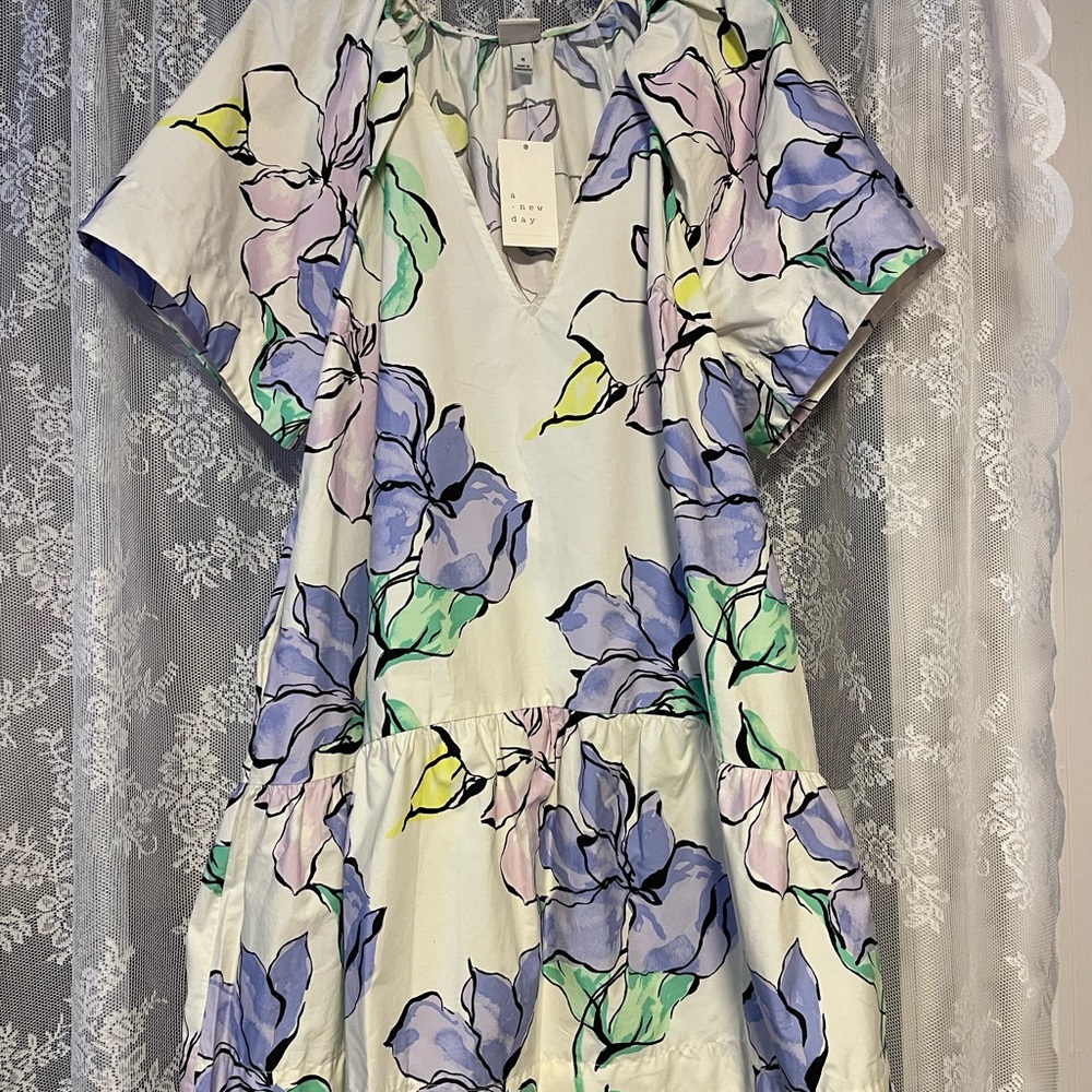 Oversized Floral Dress